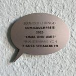 Mein Graphic Novel Projekt erhielt einen der 9 Finalistenpreise der Berthold Leibinger Stiftung in Stuttgart