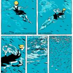 Im Schwimmbad - Details , Emma und Amir, Graphic Novel, Jacoby udn Stuart, Wasser, unter Wasser